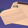 Roll container document holders